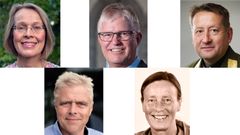 Disse er nominert til å bli biskop i Stavanger: Marta Botne, Helge S. Gaard, Alf Petter Bu Hagesæther, Haakon Kessel og Anne Lise Ådnøy.
