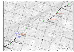 Oversiktskart: De ulike tiltak og utbedringer i kontrakten (K3) er markert med svart strek langs to strekninger på E6 sør for Trones og sør for Fjerdingen i Trøndelag.