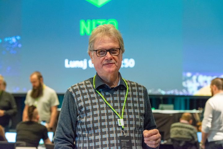 Harald Stavn, konserntillitsvalgt for NITO i Telenor. Foto: Bjarne Krogstad, NITO.