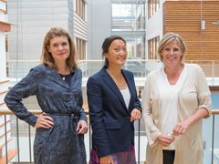 F.v: Prosjektleder Elisabeth Ulleberg, adm.dir Marit Aamold Sundby og fagsjef Lena Svendheim