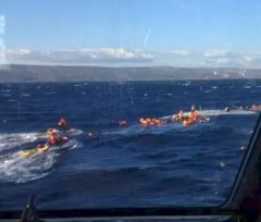 «Peter Henry Von Koss» tok tidligere denne uken om bord 122 mennesker i en dramatisk redningsaksjon utenfor Lesvos i Hellas. Dette skjedde etter at en båt med flere hundre om bord veltet i høy sjø. To barn var døde da de ble tatt om bord.
