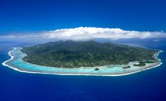 Raratonga, en av de 15 vakre Cookøyene som ligger halvveis mellom New Zealand og Hawaii.