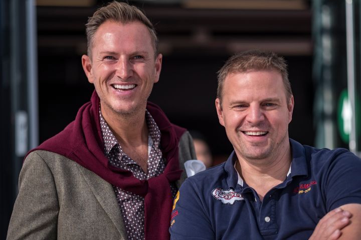 Både Halvor og Otto er på plass på Telenor Arena, og lørdag skal Halvor også selge og signere sin splitter nye bok "Eventyrlig oppussing - slik skaper du din drømmehytte". Foto: Bård Gundersen