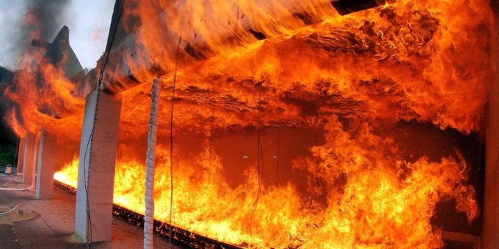 Nye brannforsøk gir mer kunnskap om brann i bygg med massivtre. Foto: FRIC