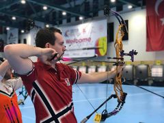 Bilde er tatt under offisiell trening på EM i Samsun 2019