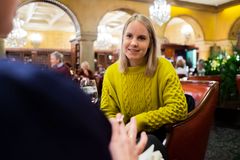 Vinneren av ARKs barnebokpris, er
tegneserieforfatteren Malin Falch. Foto: Charlotte Nicolaysen