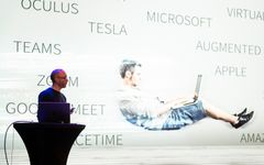 Morten Olaisen, CEO NEMEET Research, presenterer årets kundeundersøkelse og ser inn i fremtiden. Foto Finn Ståle Felberg