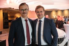 Lars Mabro Carlsson, VP Sales i Electric Way (t.v.) og Torje Aleksander Sulland, CEO i Electric Way (t.h.)