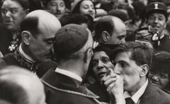 HENRI CARTIER-BRESSON , The Visit of Cardinale Pacelli a Montmartre, Paris, 1938, The Møller Collection. © Magnum Photos.