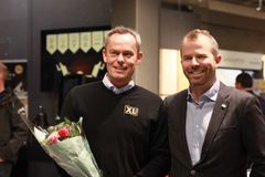 Avdelingsleder Cato Sannerud ved XL-BYGG Proff Alna (t.v.) og kjededirektør i XL-BYGG, Are Ellingsve.