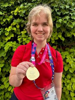 Maria Nyborg Frøysok tok gull i fjorårets prøve-leker - nå tok hun gull når det virkelig gjaldt. (Foto: Tonje Sagstuen)