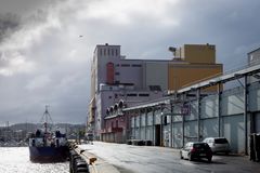 Felleskjøpet Agri sitt anlegg ved Skansen i Trondheim