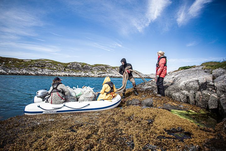 Tilskuddsordningen skal bidra til et renere og rikere miljø i havet, og støtter hvert år ulike prosjekter i hele landet. Her fra TAVAHA prosjektet i 2019. Foto: Nordic Ocean Watch.