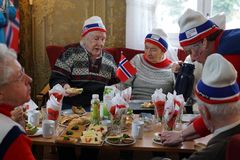 Manglerud gård treffsenter fikk se Håvard Lorentzen gå til gull da TINE inviterte til OL-lunsj