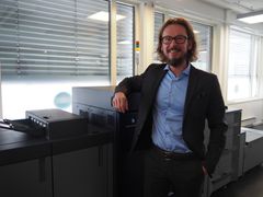 Roger Wiig,Nordic Sales Manager for Industrial Printing i Konica Minolta.