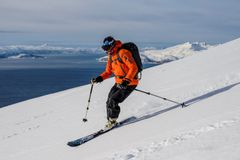 Photographs from an earlier skiing trip to Svalbard: