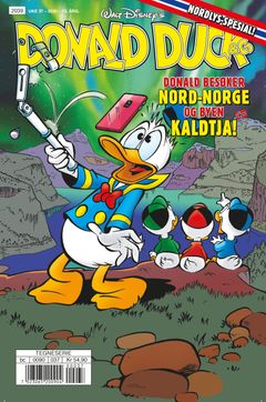 Slik ser coveret ut på det norske Donald-bladet!