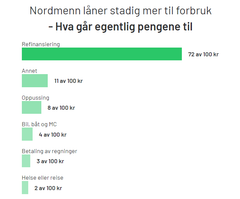 Hva låner folk penger til?