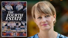 Sigrid Sollund anbefaler "New York Times - et år med Trump" (Originaltittel The fourth estate.) Foto: Julia Marie Naglestad, NRK