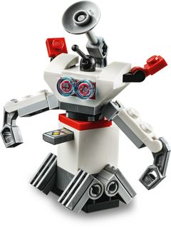 Denne roboten følger med bladet, men må selvsagt bygges selv.