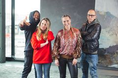 NY IDOL-GJENG: Tshawe Baqwa, Silje Larsen Borgan og Gunnar Greve er årets dommere i Idol, mens Katarina Flatland skal lede programmet, som kommer på TV 2 i høst. Foto: Øyvind Ganesh Eknes/TV 2