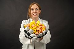 Forsker Sidsel Fiskaa Hagen har blant annet undersøkt næringsinnholdet i frossen gulrot og gulbete. Foto/cc: Jon-Are Berg-Jacobsen/Nofima