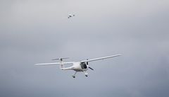 Mandag 18. juni 2018 var Avinors konsernsjef Dag Falk-Petersen pilot og samferdselsminister Ketil Solvik-Olsen passasjer under Norges første elektriske flyvning på Oslo lufthavn. (Foto: Avinor)