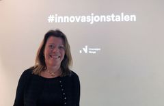 Nina Broch Mathisen leder Innovasjon Norge Vestland og holder årets Innovasjonstale. Foto: Marianne Mork, Innovasjon Norge.