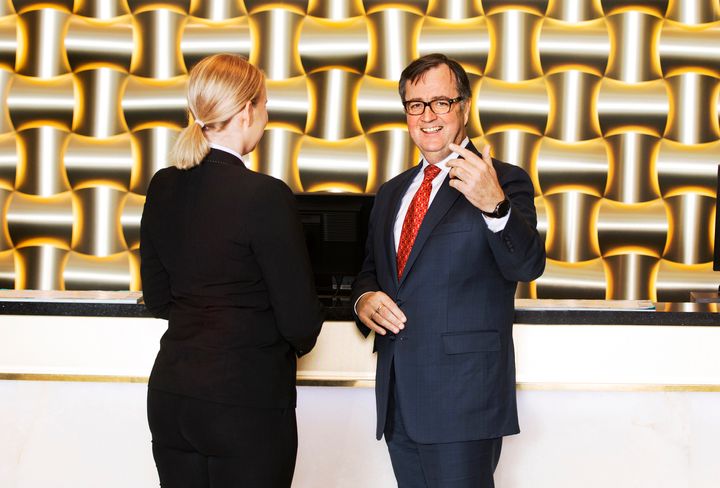 – Vi gleder oss over denne lanseringen og veien videre sammen med Vipps og Alipay, sier konserndirektør for Thon Hotels, Morten Thorvaldsen. Foto: Gry Traaen
