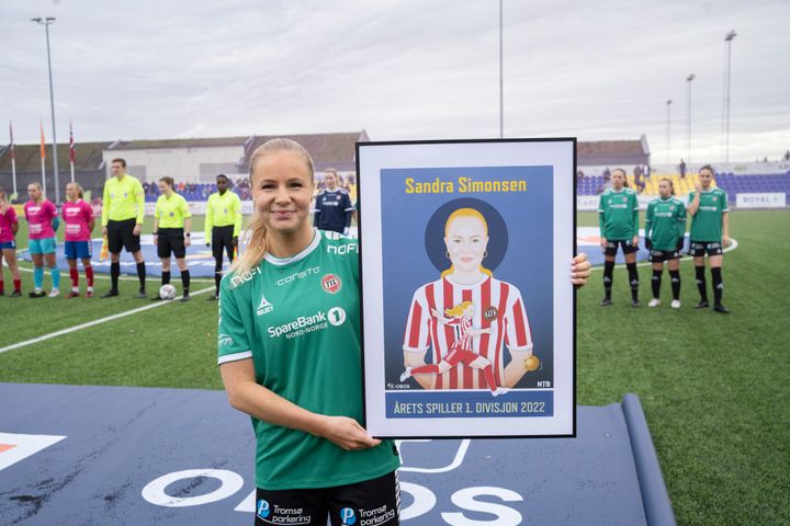 – Jeg har fortsatt i samme spor som i fjor, og egentlig bare bygd videre på de prestasjonene, sier Sandra Simonsen. Foto: Terje Bendiksby / NTB.