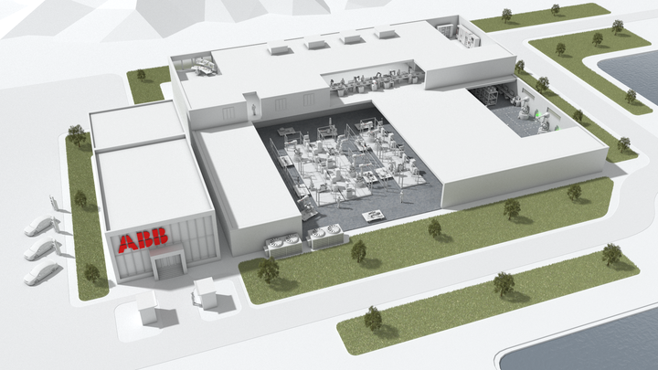 ABB bygger verdens mest avanserte robotfabrikk i Shanghai, Kina.