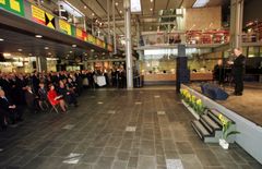 From the official opening of Oslo Airport, October 8th 1998. (Archive photo: Avinor)