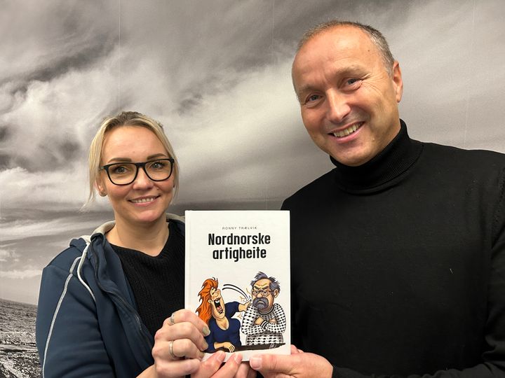 Lisa Evenmo og Ronny Trælvik har samarbeidet om dette bokprosjektet. Foto: Bok i Nord