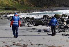 Sjømatorganisasjonane har tradisjon for å delta i strandryddeaksjonar. Foto: Odd Kristian Dahle.