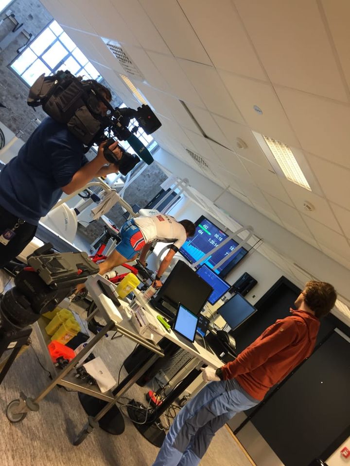 Kristian Blummenfelts form testes flere ganger i året. Som vanlig er det Olav Alexander Bu som kontrollerer testresultatene