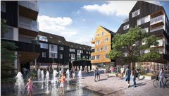 Heggedal Torg i Asker (Tandberg Eiendom)