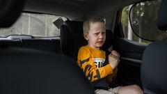 ER VI SNART FREMME: Lange bilturer kan tære på barnas tålmodighet og skape risikofylte situasjoner i trafikken. Foto: Visit Lillehammer / Férdi Film