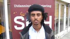 En ung Amir fra da han studerte journalistikk i Norge og engasjerte seg som aktivist i SAIH