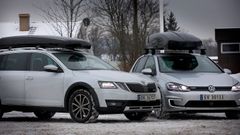 - Flere skibokser vi har testet tåler ikke uhell i 30 kilometer i timen, sier Jan Harry Svendsen, rådgiver i NAF. Nå anbefaler NAF vinterferiehungrige bilister mot å fylle skiboksen opp med tunge gjenstander.
