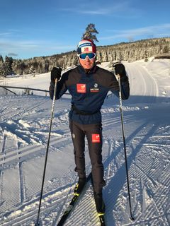 Ski i solskinn på Sjusjøen er den perfekte oppladningen for Daniel Stock før World-Cup i helgen.