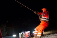Orkanger: Erik Flisen er Kristoffers høyre hånd og gode venn. Med sine tatoveringer og kule ytre får man følelsen av at han er en "bad boy", men ingen er så profesjonelle og seriøse som Erik. Foto: National Geographic Channel.