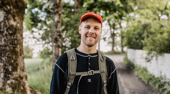 Kaj-Andreas Hanevik er naturforvalter i COWI. Han er imponert over naturmangfoldet i Bærum. Foto: Ragnhild Heggem Fagerheim