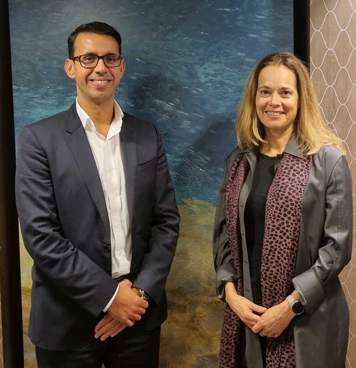 Jalal Bouhdada, CEO Applied Risk og Liv Hovem, CEO DNV Accelerator