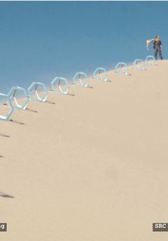Fra Glamis, California, januar 2018