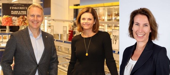 F.v. Trond Bentestuen, Pia Mellbye og Line Aarnes, som for tiden jobber i USA og ikke kunne delta på fellesbilde.