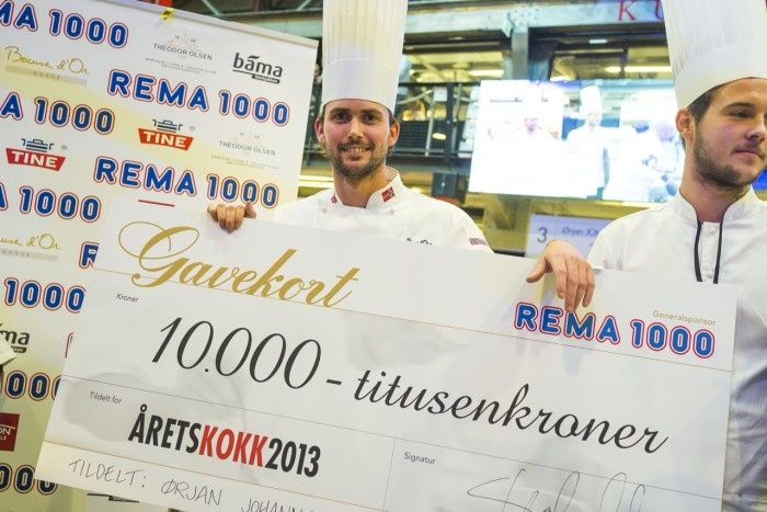 Som generalsponsor for Bocuse d'Or Norge er REMA 1000 stolte over å kunne gratulere Ørjan Johannessen med tittelen Årets Kokk 2013.