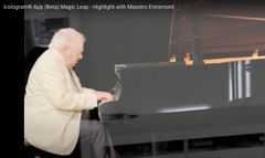 App | Philippe Entremont (piano) | Magic Leap device