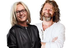 Kjersti Bergesen og Einar Nilsson fra "Tid for hjem" skal pusse opp "live" på helgens Boligmesse på Hellerudsletta. Foto: Øystein Klakegg og Britt Embry