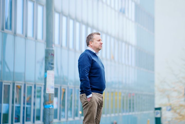 Administrerende direktør i OBOS-banken Øistein Gamst Sandlie. Fotograf: Hampus Lundgren.