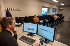 Illustrasjonsbilde av teoriprøve. Foto Bård Asle Nordbø/Statens vegvesen